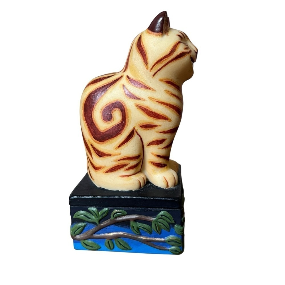 Tyber Katz VTG 98 Cheshire Cat Sphinx Trinket Box Limited Ed. Numbered 611/2500 - Picture 3 of 11
